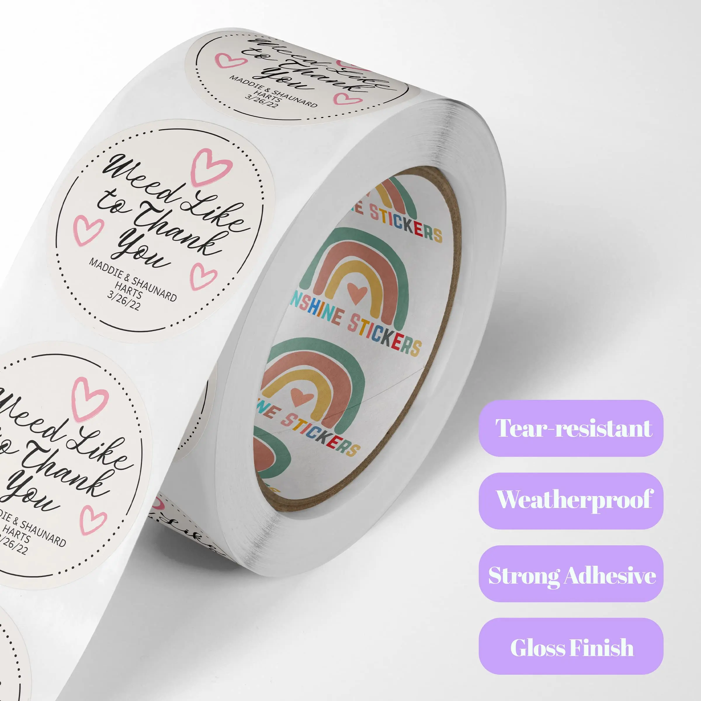 Custom Design Stickers Your Own Stickers Labels With Any Design Rolls Of Various Shapes And Sizes
