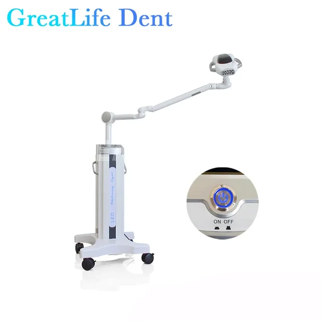 GreatLife Dent New Blue Led Laser Bleaching Machine Led 12Leds Powerful 60w Laser Lamp Dental Whitening Professional Tools Unit