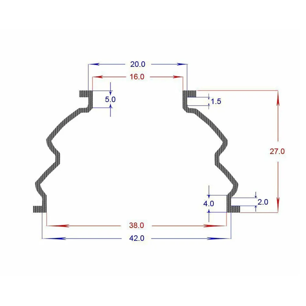 2X Universal Car Suspension Steering Ball Jsoint SRubber SDust Boot SCover Track Tie STurn Rods Ends Set Parts Accessories car suspension parts atv ball joints steering tie rod end