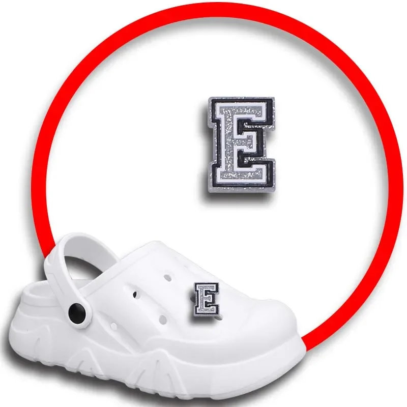 

1 шт. заколки для Crocs талисманы аксессуары для обуви серебряные украшения с буквами Джинсы женские сандалии Пряжка Детские сувениры мужские значки