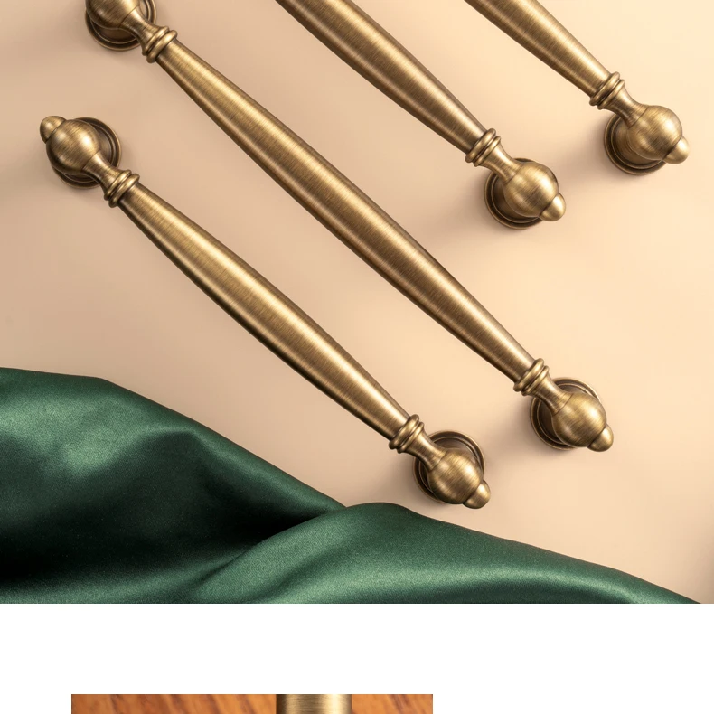brass knob and handle set for cabinets