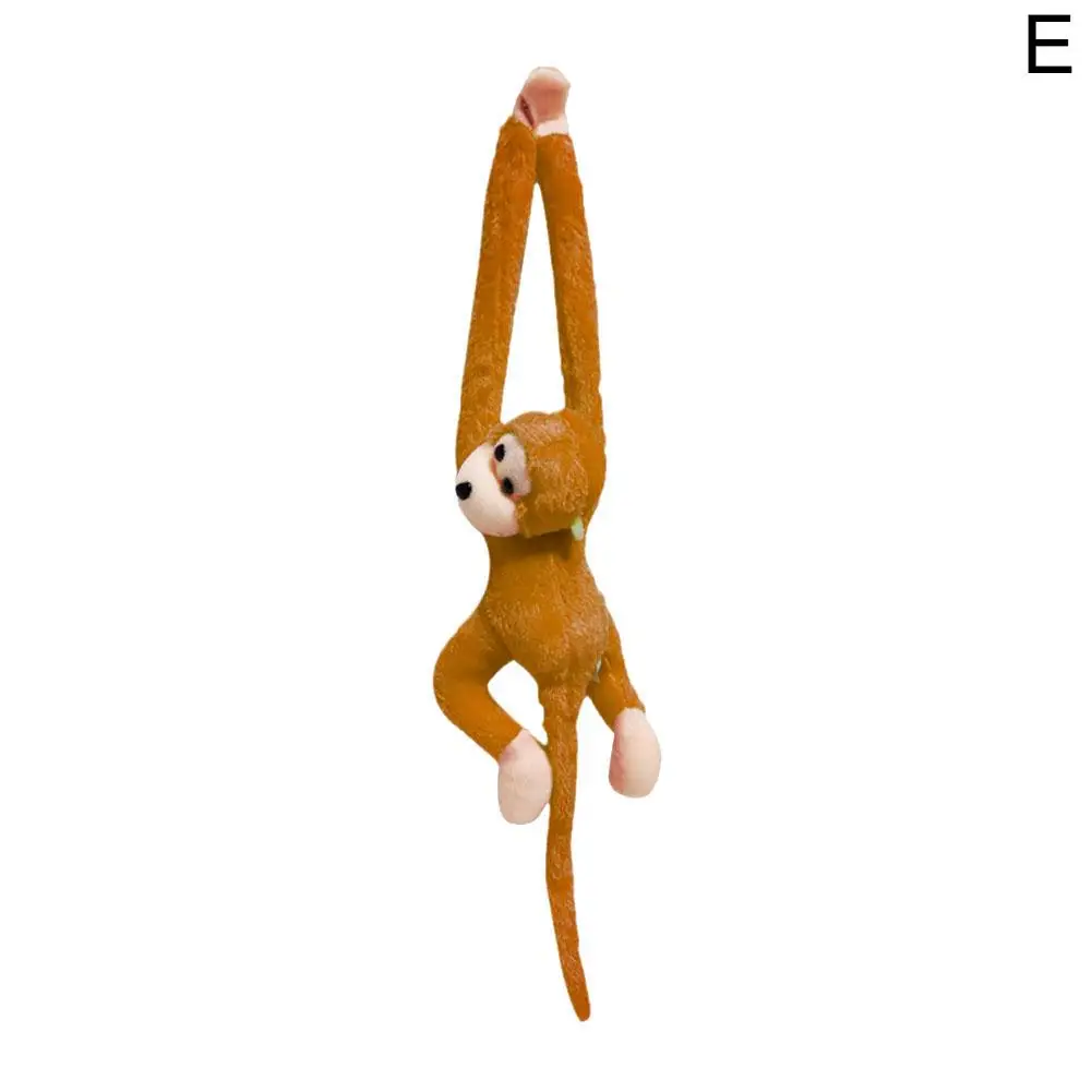 Colgante mono muñeca brazo largo cola peluche juguete niños regalo (café) JShteea libre de BPA | Bodega Aurrera en línea