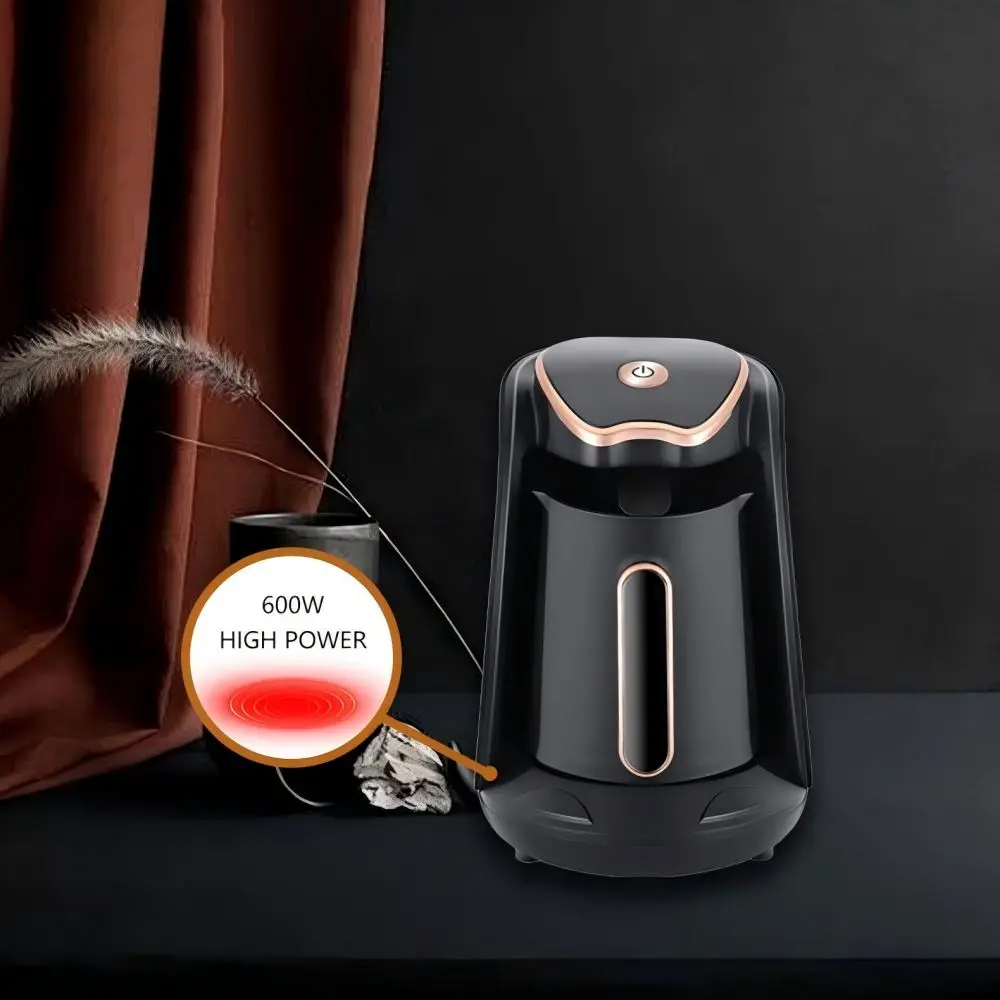 Electric Turkish Coffee Maker Small Hand Drip Coffee Pot Black_voghion.com