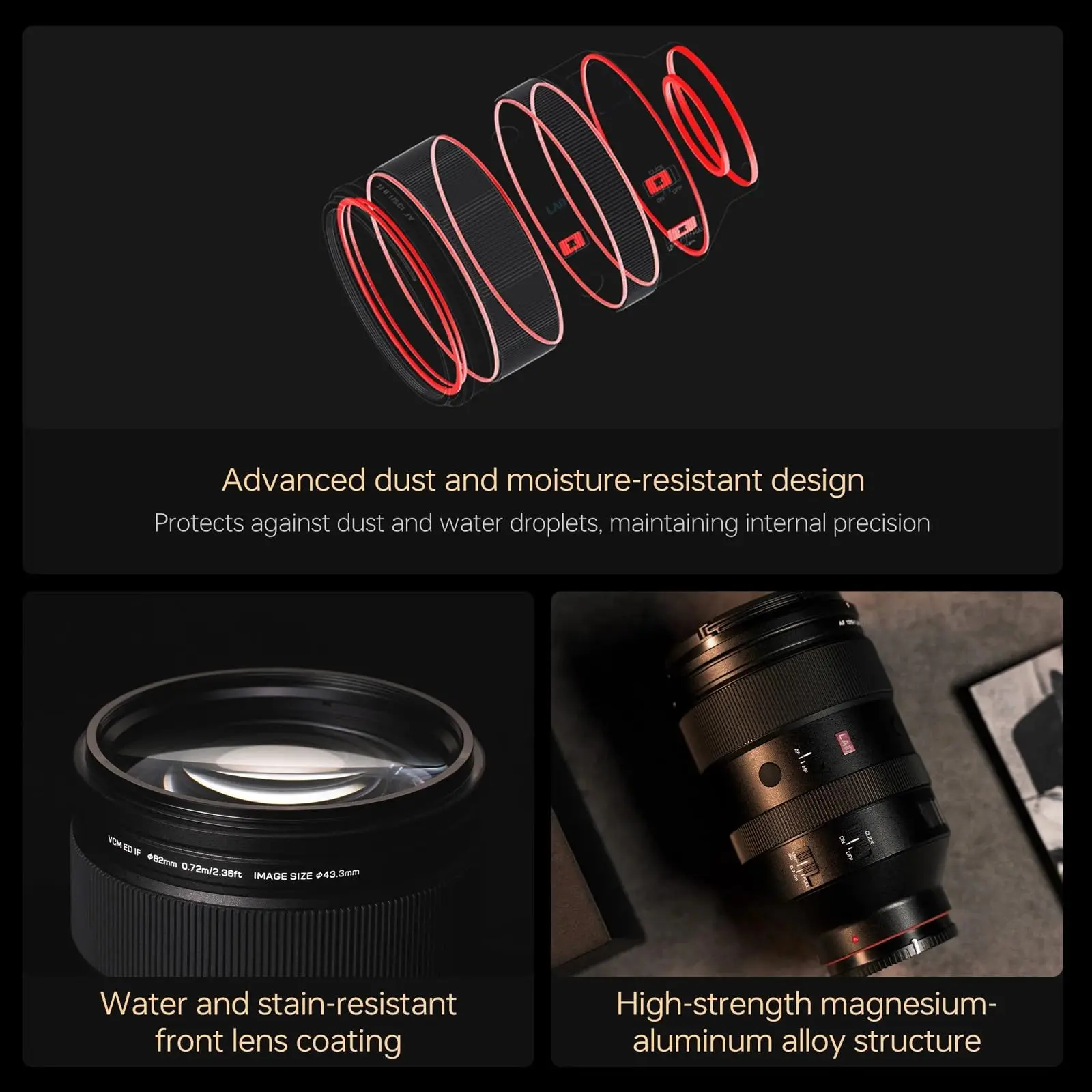 VILTROX 135mm F1.8 LAB 듀얼 플로팅 포커스 풀프레임 중망원 렌즈 (니콘 Z Z6III Z6II Z7II Z5 Zf,  E 카메라용)