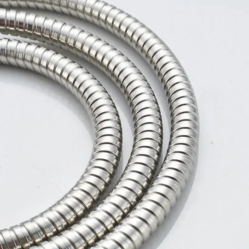 Shower Hose 1 2 Extra Thick Silver Stainless Steel Shower Hose Explosion Proof Plumbing Hose For Showerhead Rainfall Shower And Bath Faucet