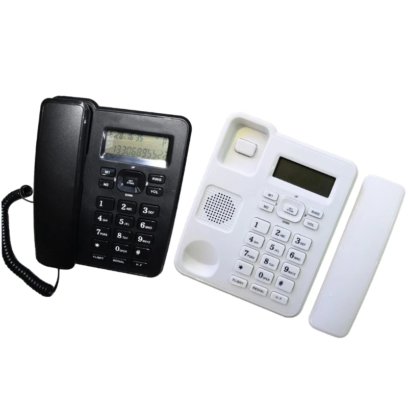 

Corded Desktop Phone Hotel/Office/Home Telephone Fixed Landline Caller Display