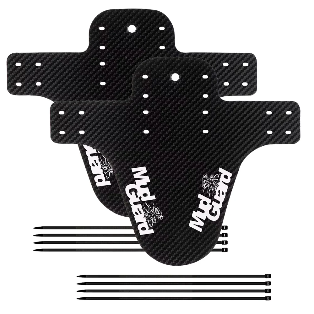 2pcs Carbon Pattern MTB Bike Fender 1