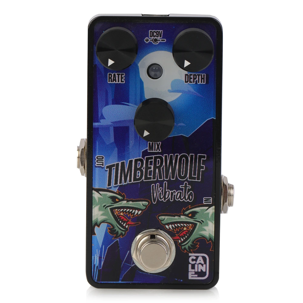 Caline G006 Timber Wolf Vibrato Guitar Effect Pedal Digital Warble