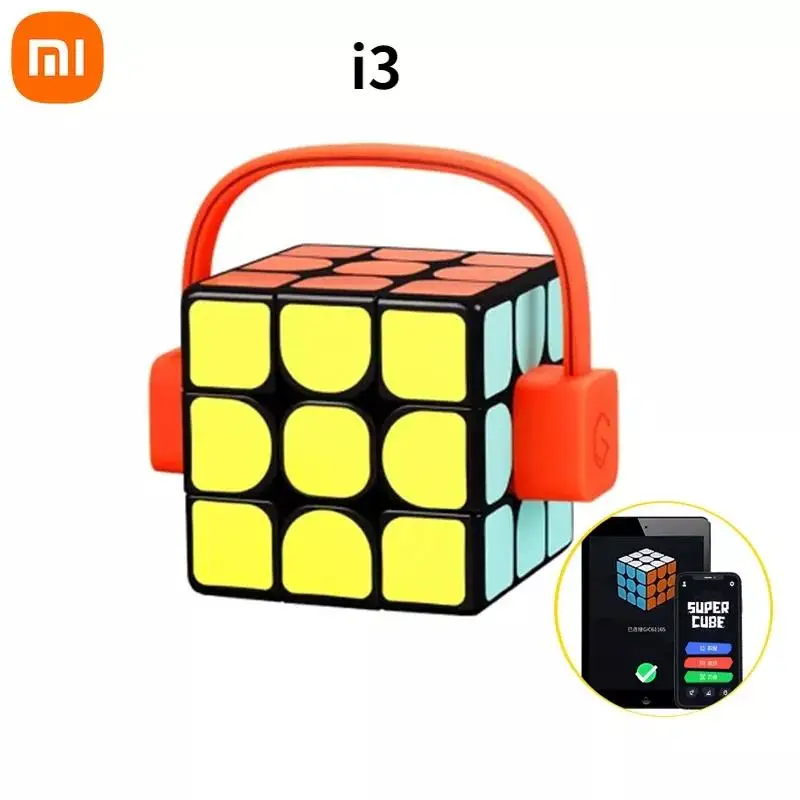 

Xiaomi Giiker AI Intelligent Super Cube i3 Bluetooth-compatible APP Sync Six Axis Sensor Recognition Chargable Smart Puzzle Toys