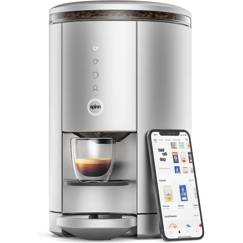 

Espresso & Coffee Machine, Smart WiFi Automatic Coffee Maker, Cold Brew & Espresso Machine Combo with Programmable Centr