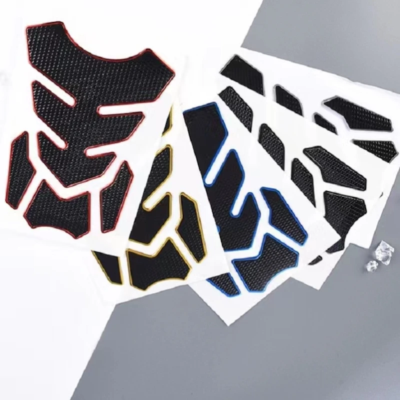 Universal Motorcycle Fuel Tank Protector Sticker - Fish Bone Design