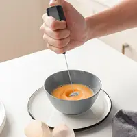 Powerful Milk Frother Wand Electric  Handheld Egg Beater Coffee Beater Egg Frother For Cooking, Mixing Milk, Blending, Whisking