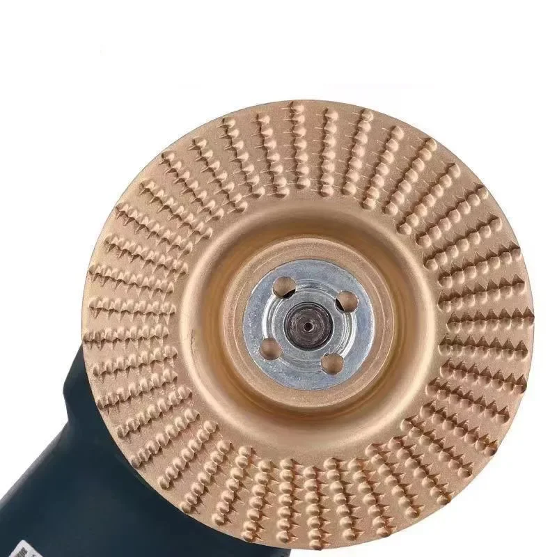 3 pieces of wood polishing tools,including angle grinder, burr grinding disc, burr grinding wheel, and woodworking tool