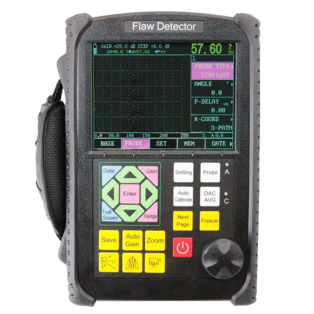 GR650 Portable Ultrasonic Flaw Detector NDT Instrument Crack, Inclusion Detector with Measuring Range:0~10000mm