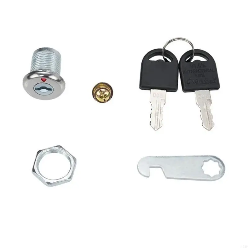 2set Cabinet Lock with Key Cupboard Lock Furniture Hardware for Wardrobe Locker 203F