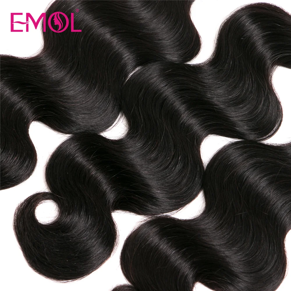 Indain Human Hair Body Wave 1/3/4 Bundles Human Hair Extensions Natural Black 8-28 inch Bulk Weave