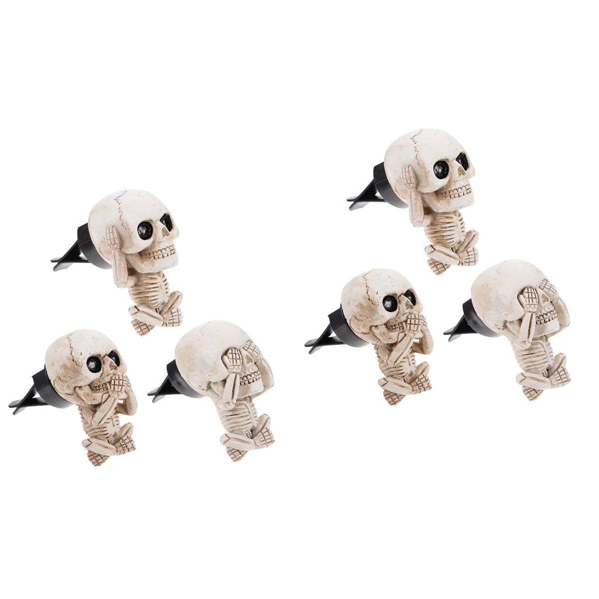 

Украшения в виде головы призрака, автомобильный зажим для парфюма, украшение интерьера автомобиля