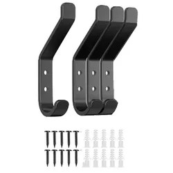 Versatile Wall - Mounted Utility Hooks for Home and Office Organization (4Pcs)