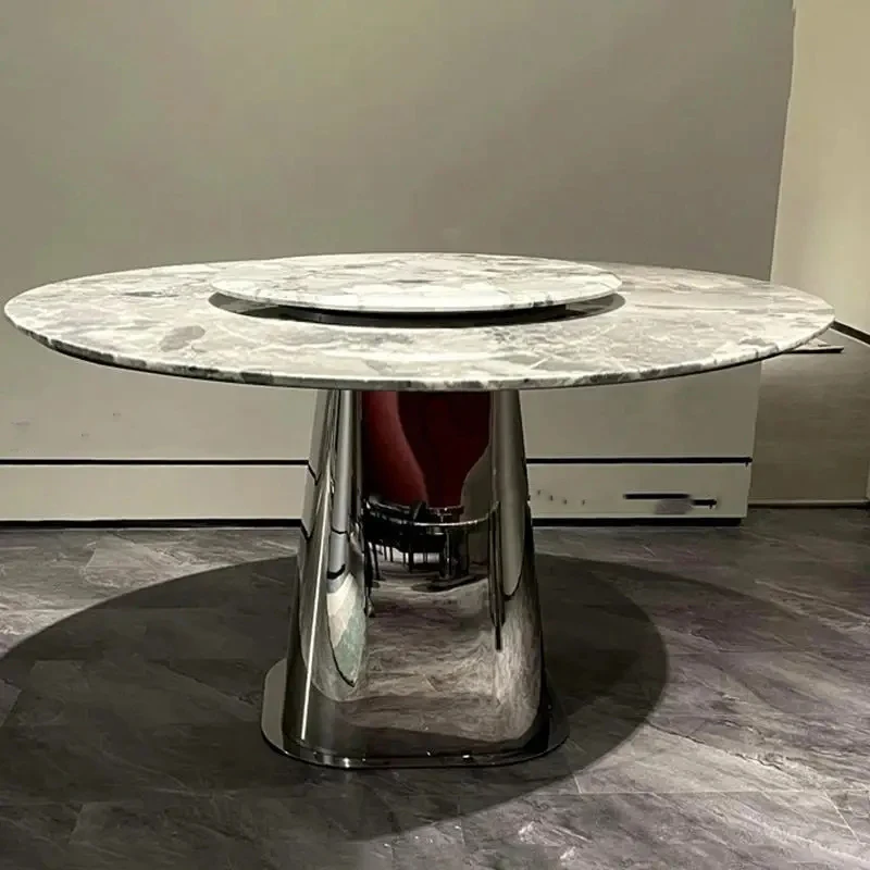 

Salon Nordic Dining Table End Turntable Restaurant Kitchen Table Living Room Sofas Mesas De Jantar Garden Furniture Sets GM