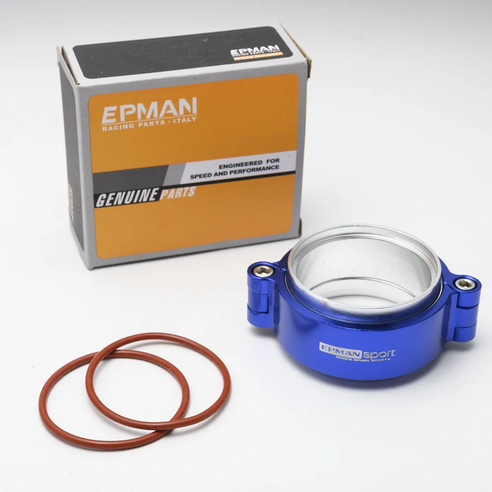 EPMAN HD Exhaust V-band Clamp Flange System Assembly Anodized Clamp For 3.5 4.0 OD Turbo Dump Pipe