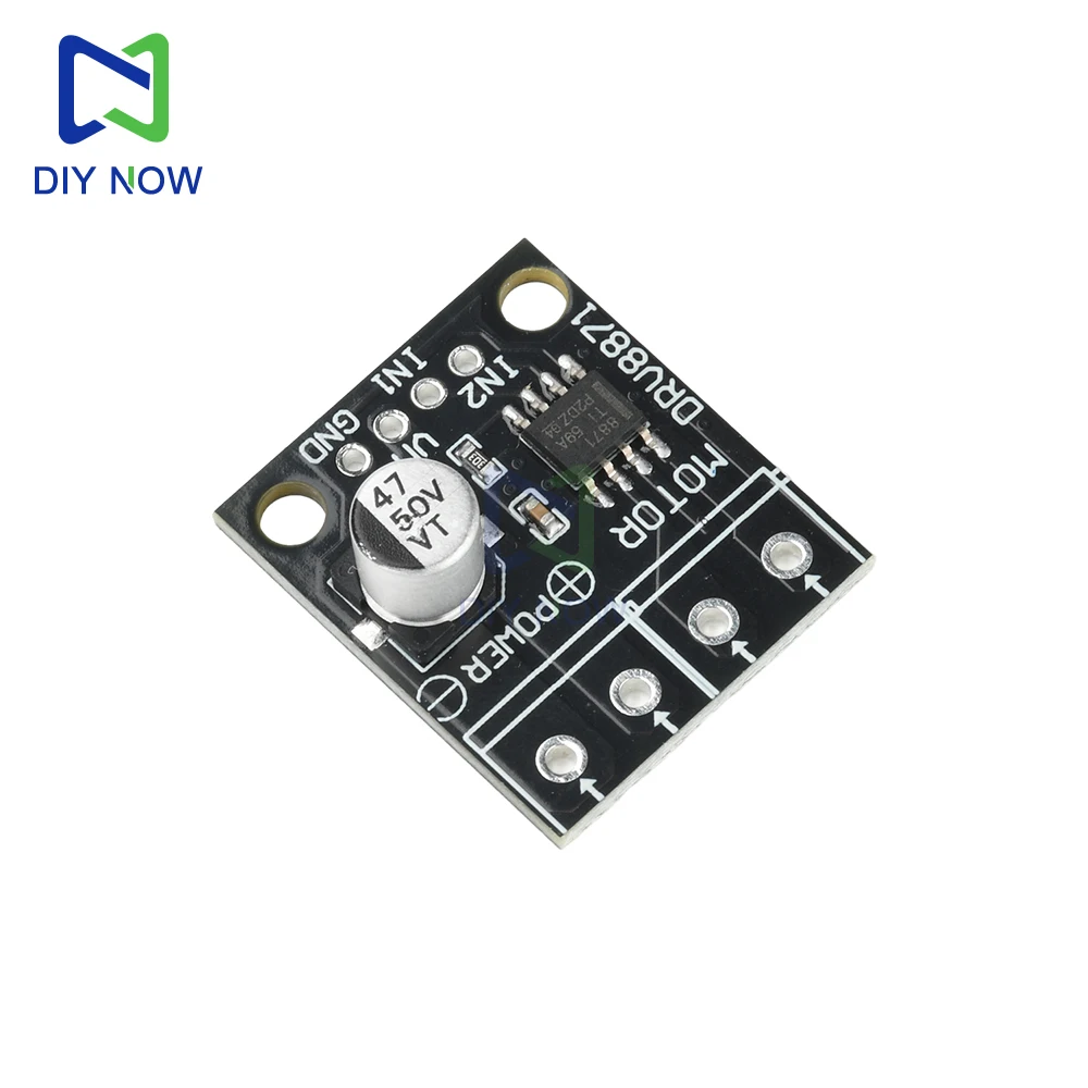 5/1Pcs DRV8871 DC 6.5-45V H-Bridge Motor Driver Module 3.6A Brushed DC Motor Control PWM 10A Sinking Source for DIY Robot 6