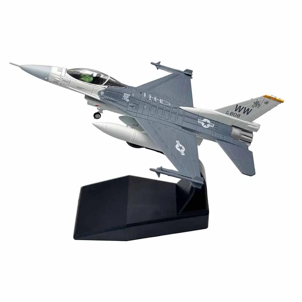 

1/100 Scale F-16 F16C Fighting Falcon U.S. Pacific Squadron Alloy Fighter Diecast Metal Airplane Plane Aircraft Model Toy