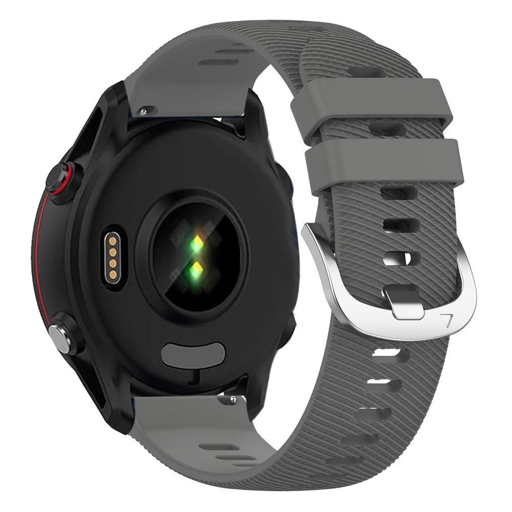 Two-Tone Silicone Strap, 22mm/20mm – Versatile Active Bracelet Watchband