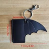 Bat crazy vegan vinyl faux leather black demon wing lighter case keychain 6