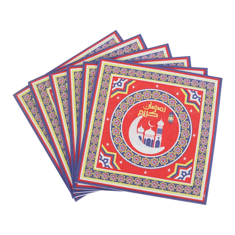 10 Rotoli di Carta da Regalo Eid Mubarak con Motivo Luna e