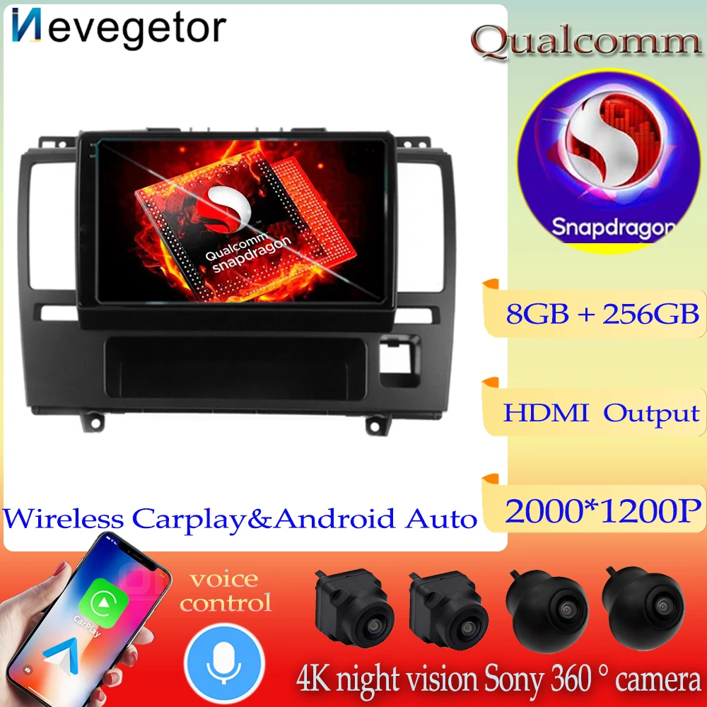 

Android 13 Qualcomm Snapdragon для Nissan Tida 2005-2010 автомобильный радиоприемник видеоплеер Авто BT Мультимедиа GPS стерео Carplay No 2 din