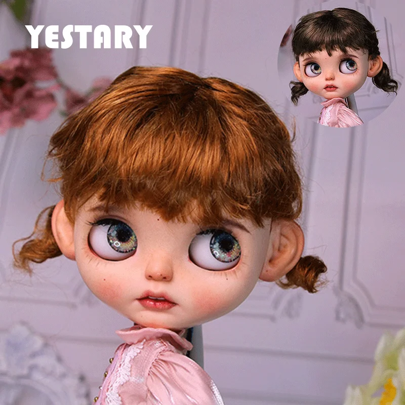

YESTARY BJD Doll Wig For Blythe Size Doll Accessories Wig Toy BJD Doll Wig Hair Faux Mohair Girl Doll Little Braids For Girls