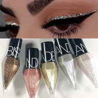 Diamond Shiny Eye Liners Eyeshadow Waterproof Silver Rose Gold Color Glitter Sequins Eyeliner Eye Shadow Makeup Beauty Cosmetics 1