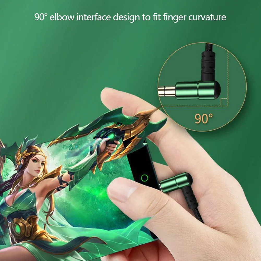 Cuffie in-ear cablate con microfono e spinotto a 90 gradi per sport_voghion.com