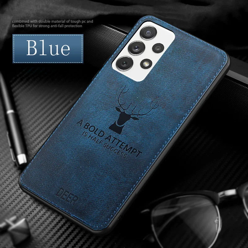 Luxus Stoff Stoff Hülle für Samsung Galaxy S22 S21 S20 FE S10 S9 S8 Plus Note 20 Ultra 10 Pro A51A52 A71 4G A32 A72 Cov_voghion.com