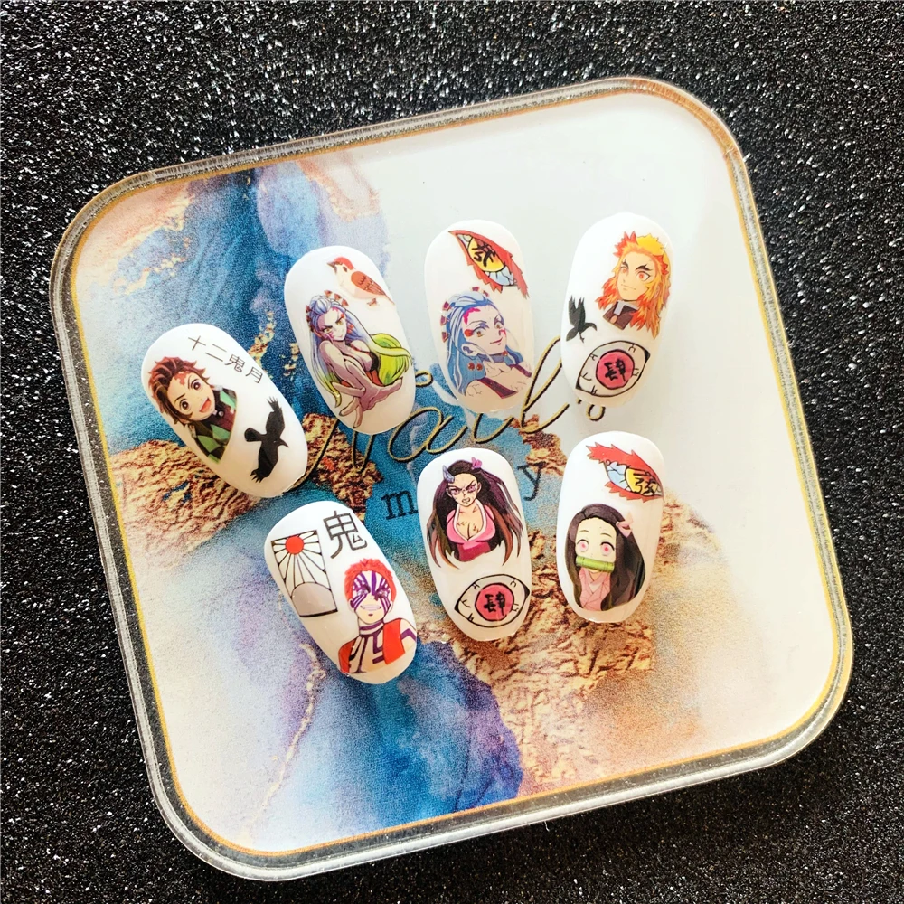 

TSC series TSC-381 cartoon 3D Back glue Self-adhesive Nail art Nail sticker decoration tool Sliders For Nail Decals