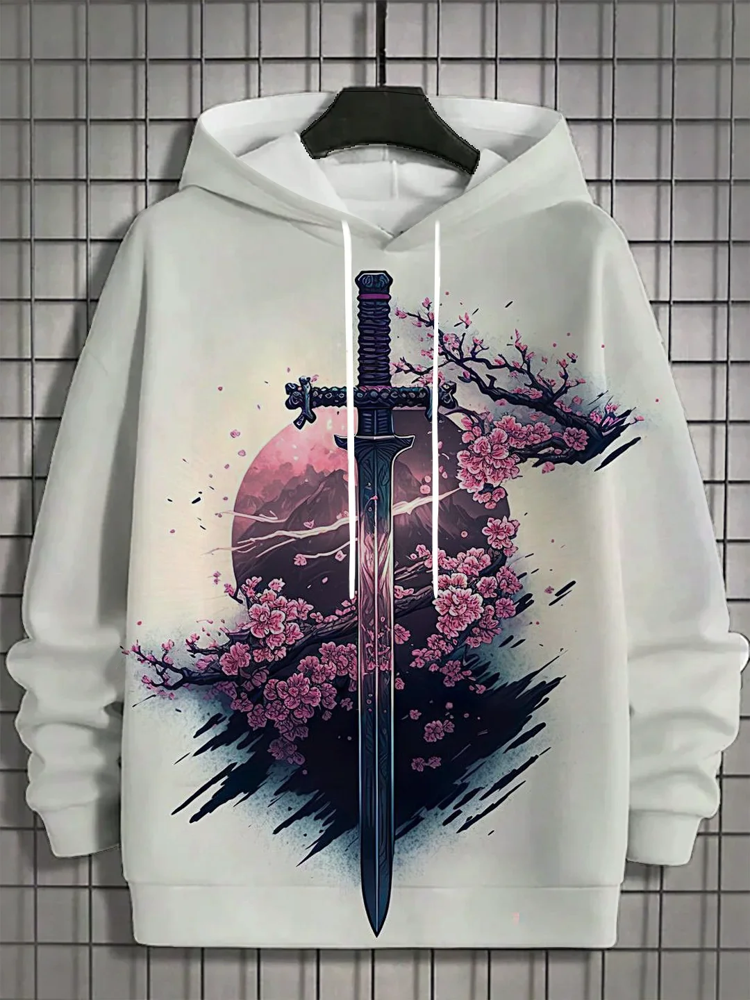 thumbnail image 1 of Sudadera con capucha para hombre nueva de otoño 2024 con estampado 3D de samuráis japoneses, sudadera con capucha de estilo hip hop de moda callejera, ropa para hombre, 1 of 5