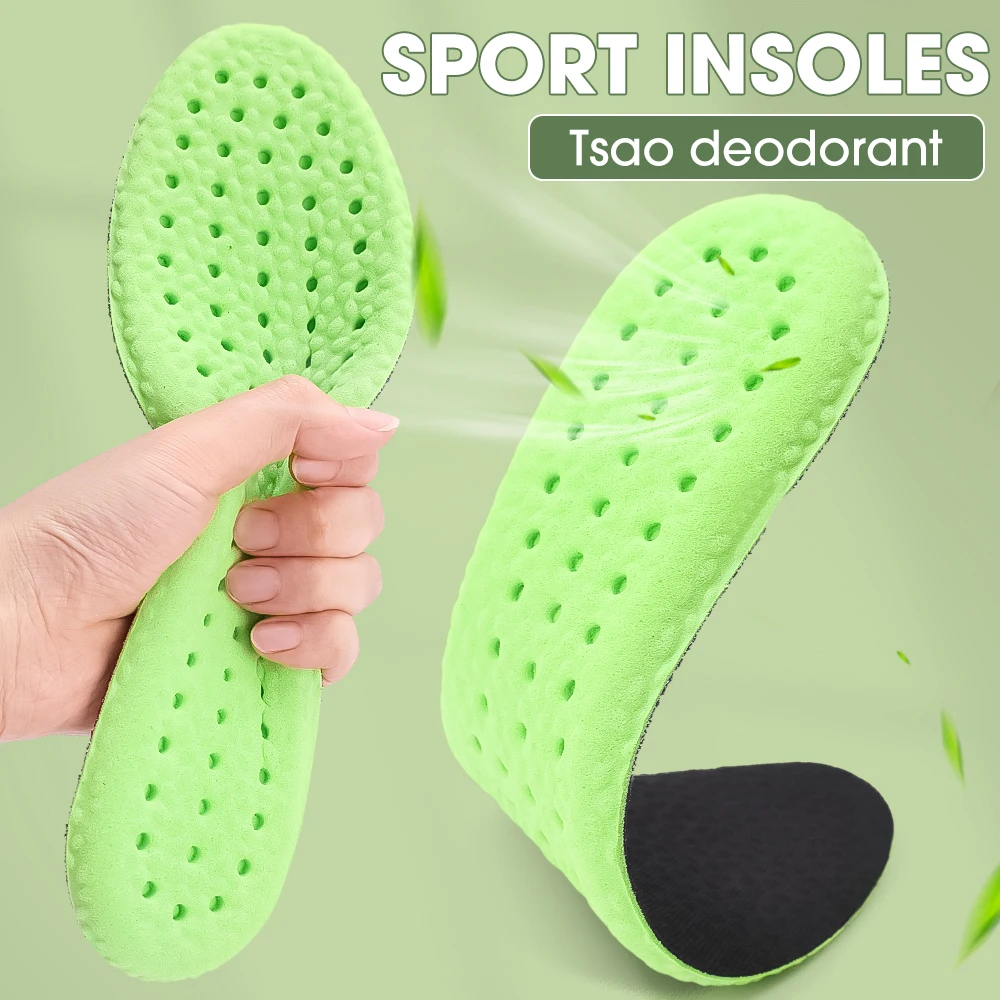 Soft Massage Insoles Women Men Breathable Arch Support Shoes Sole Pads Unisex Deodorant Memory Sponge Sports Feets Cares Inserts orthopedic insoles shoe inserts