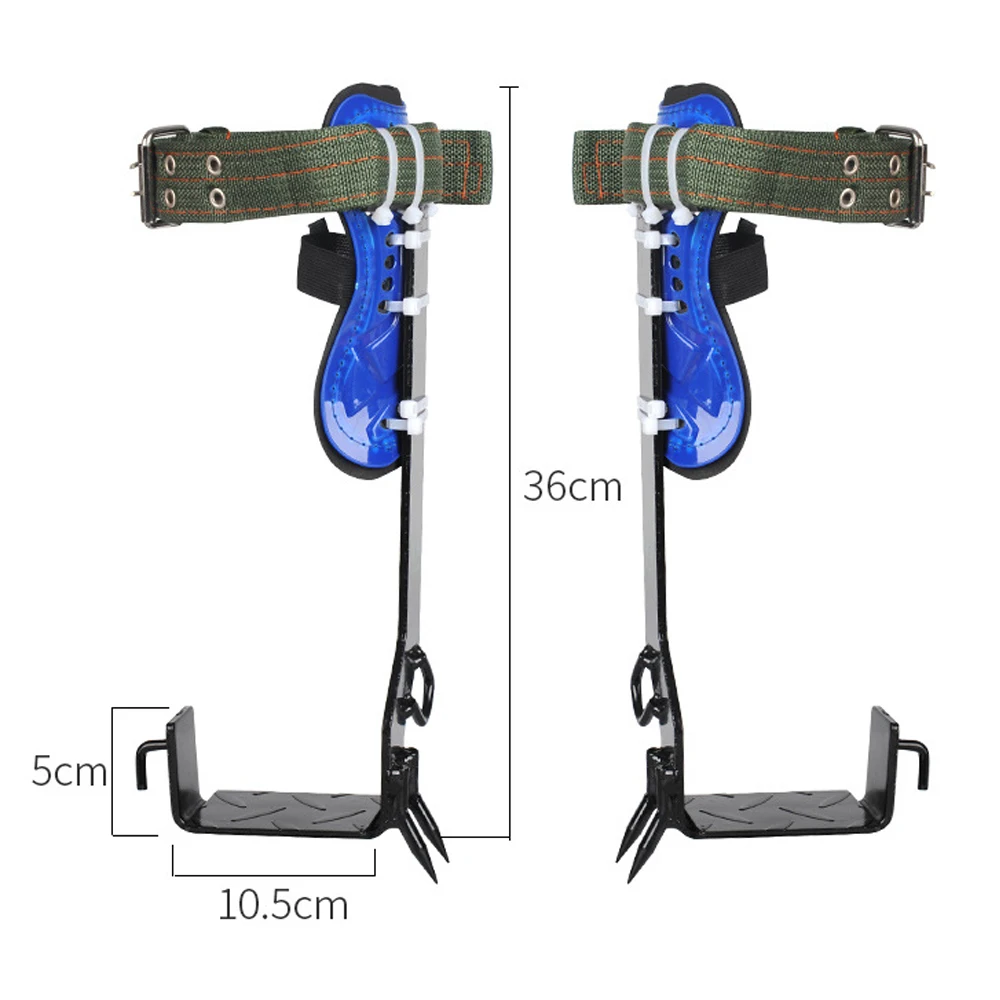 Tree Pole Climbing Spike Set Safety Belt Straps Portable Climbing Spike  Set, Adjustable Lanyard Carabiner - AliExpress