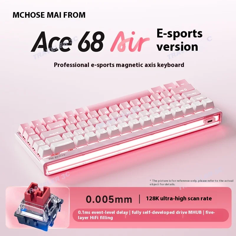 NEW Release MCHOSE ACE68 Air Customized Magnetic Switch Gaming