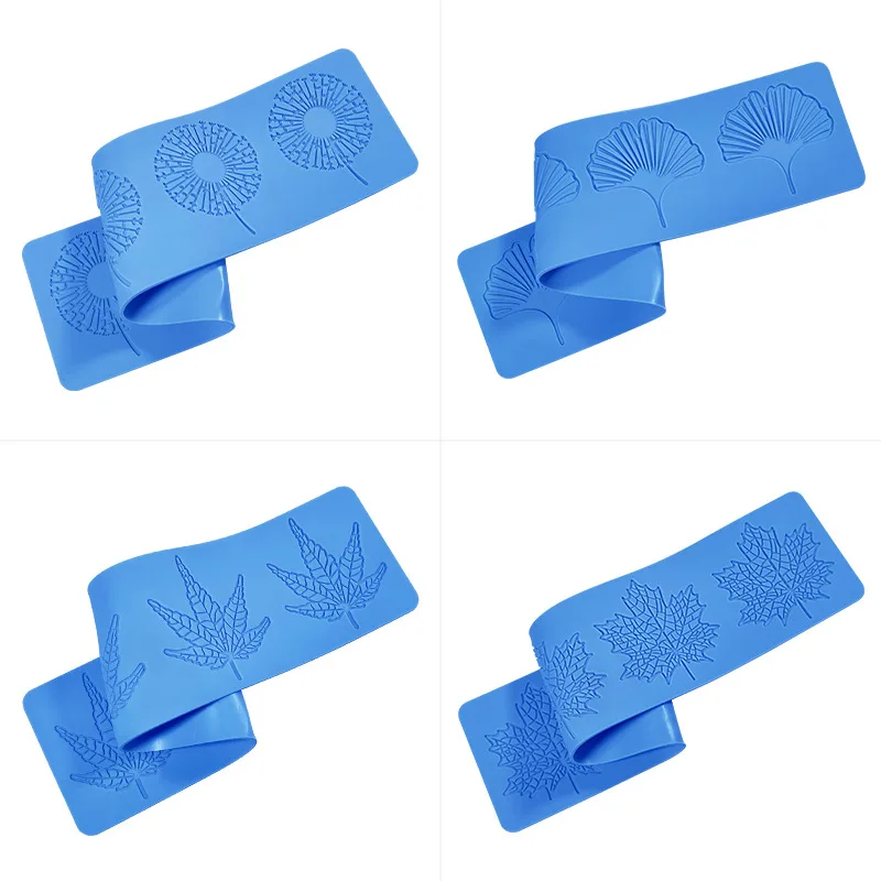 Leaf Lace Silicone Mold Set for Creative Baking and Chocolate Crafting