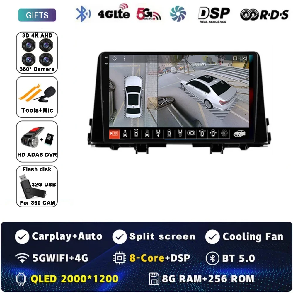 2K 8G-256G 360 DVR