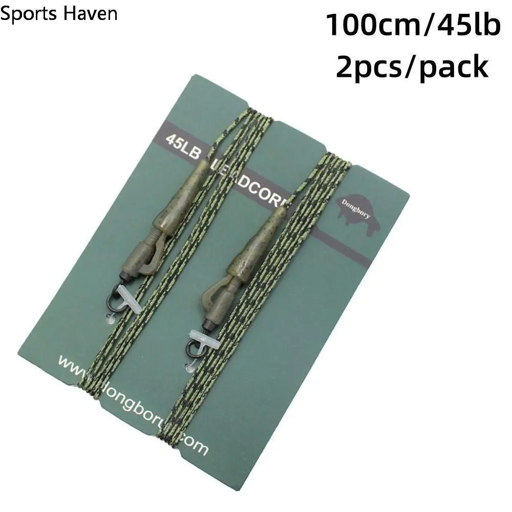 

2 Pcs Quick Change Carp Rig Fishing Line Leader Core Line