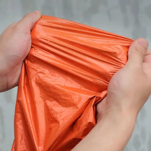 Sűrített Fényvisszaverő Felnőttek Esőkabát Multifunkcionális Hordozható Eső Poncsó -Köpeny Reverzibilis Szélálló Pe Alumínium Film Esőkabáta - Image 5