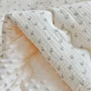 Winter Thermal Muslin Cotton Baby Duvet,Newborn Cozy Quilted Comforter with Dotty lining,Soft Infant Baby Blanket with Filler 4