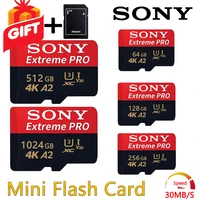 Original -Sony Micro SD Card 1TB 512GB High Speed Memory Card 256GB 128GB Class TF Cards for Drone Equipment Audio PC Switch