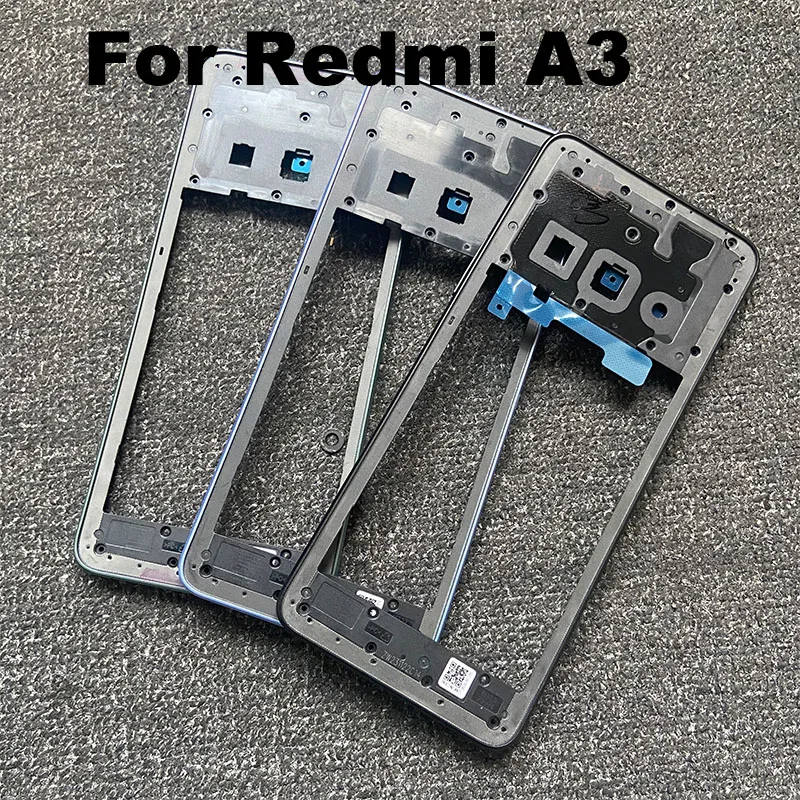 

Для Xiaomi Redmi A3 средняя рамка Передняя рамка Крышка корпуса задняя пластина ЖК-Держатель Замена