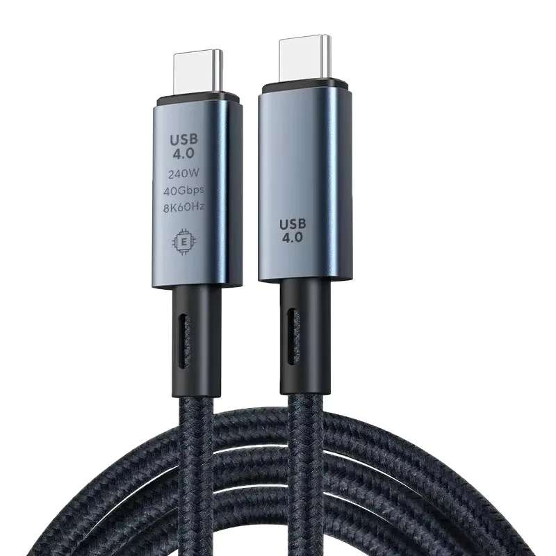 High-Speed USB4 Cable - 40Gbps, 240W, 8K, Fast Charging & Data Transfer