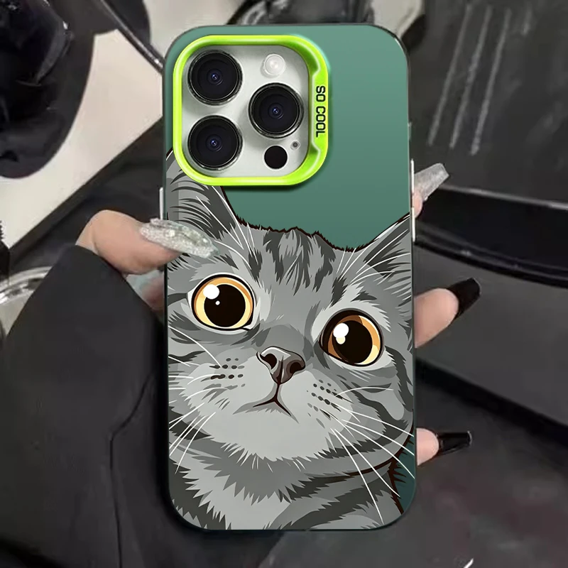 Chic Fashion Kitten Cartoon Smartphone Case