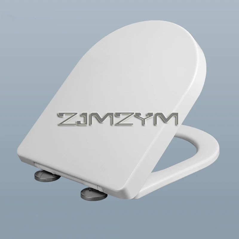 Toilet Seat Cover Household Universal Toilet Lid U/V Shaped Thickening Slow Drop Seat Cover Accessories
