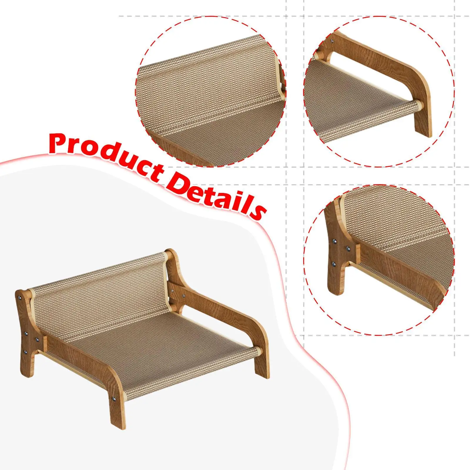 Cat Scratcher Cardboard Sofa Shape Indoor Cats Small Medium Large Elevated Cartoon Pet Furniture for Sleeping Resting Playing